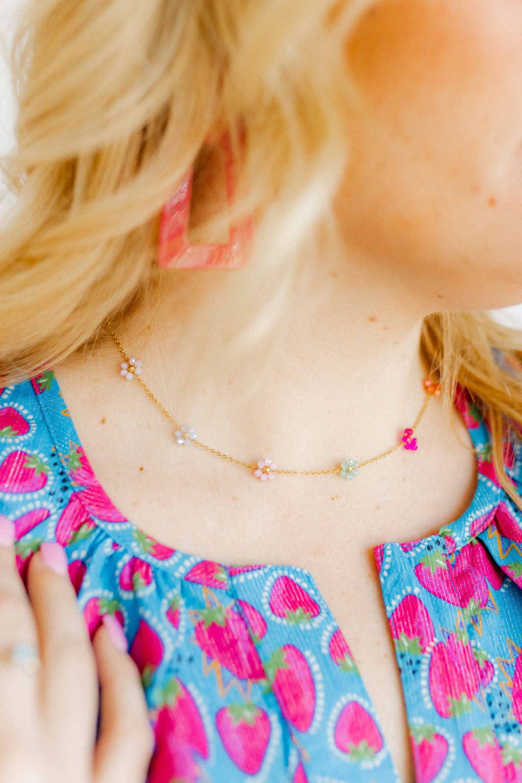 LINNY CO - Vendita all'ingrosso Collana con ciondolo/pendaglio - Collana - Gracie Fiore Multicolore7