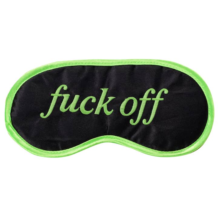 The Diabolical Gift People - Novelty Gifts, Christmas Gifts - Venta al por mayor Antifaz - Máscara para ojos - FUCK OFF (GID) - Día del Padre, máscara para dormir2