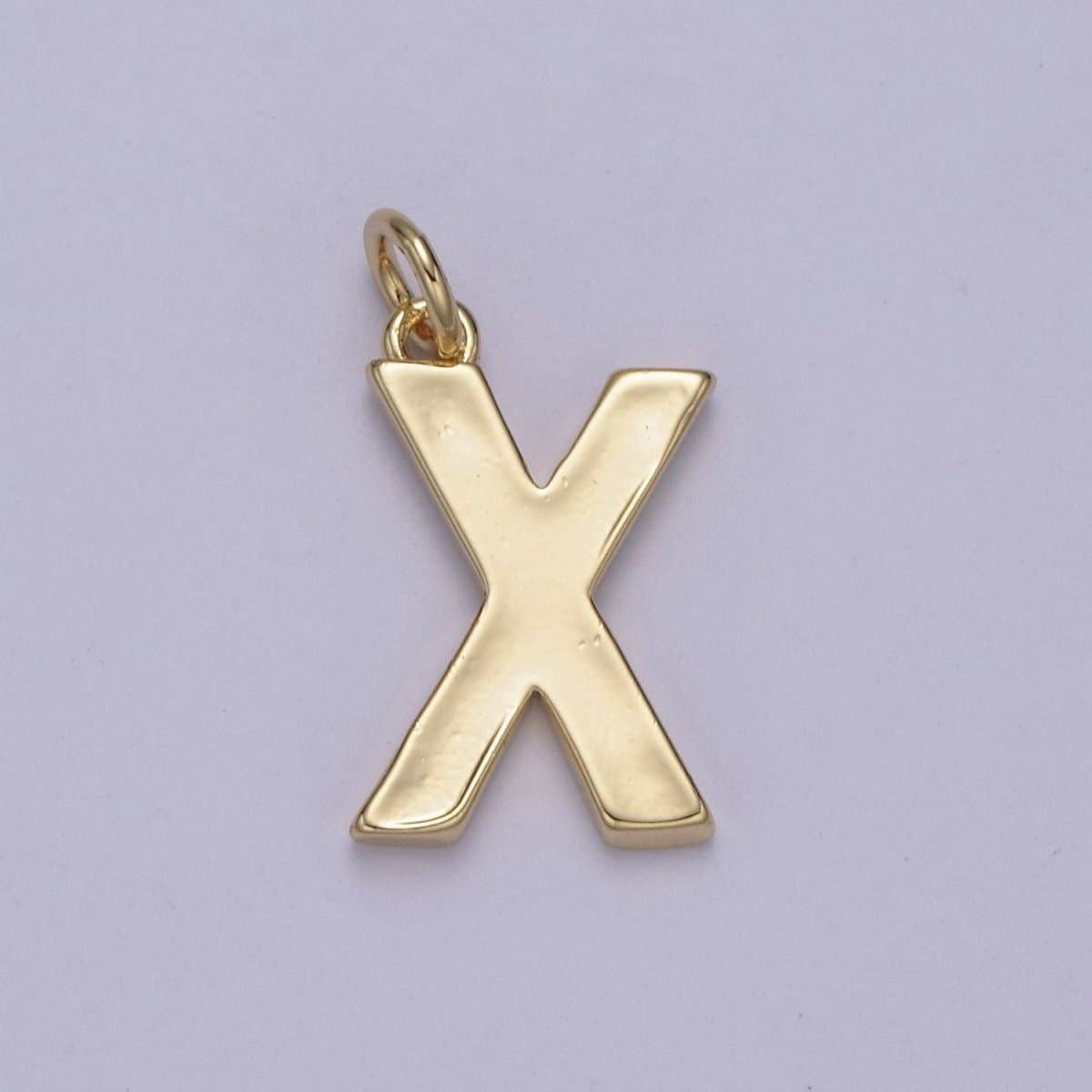 Aim Eternal – wholesale Individual charm/pendant – 14k Gold Filled Minimalist Font Initial Letters Pendant Charm Wholesale Jewelry Supply A-703-A-71523