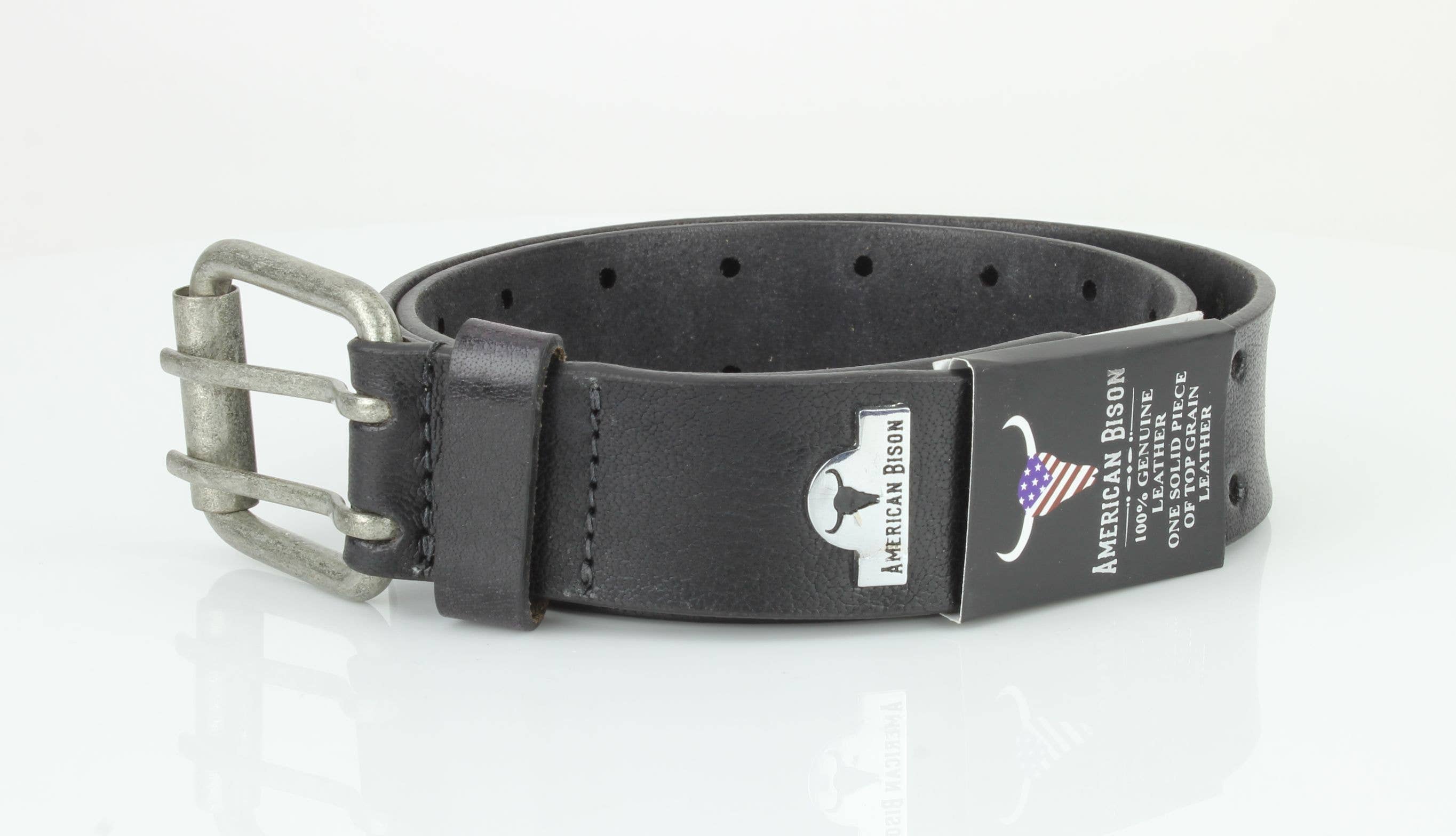 Leather Impressions Inc – wholesale Belt – Men's – Double Prong Full Grain Leather Belt ABB 008 3