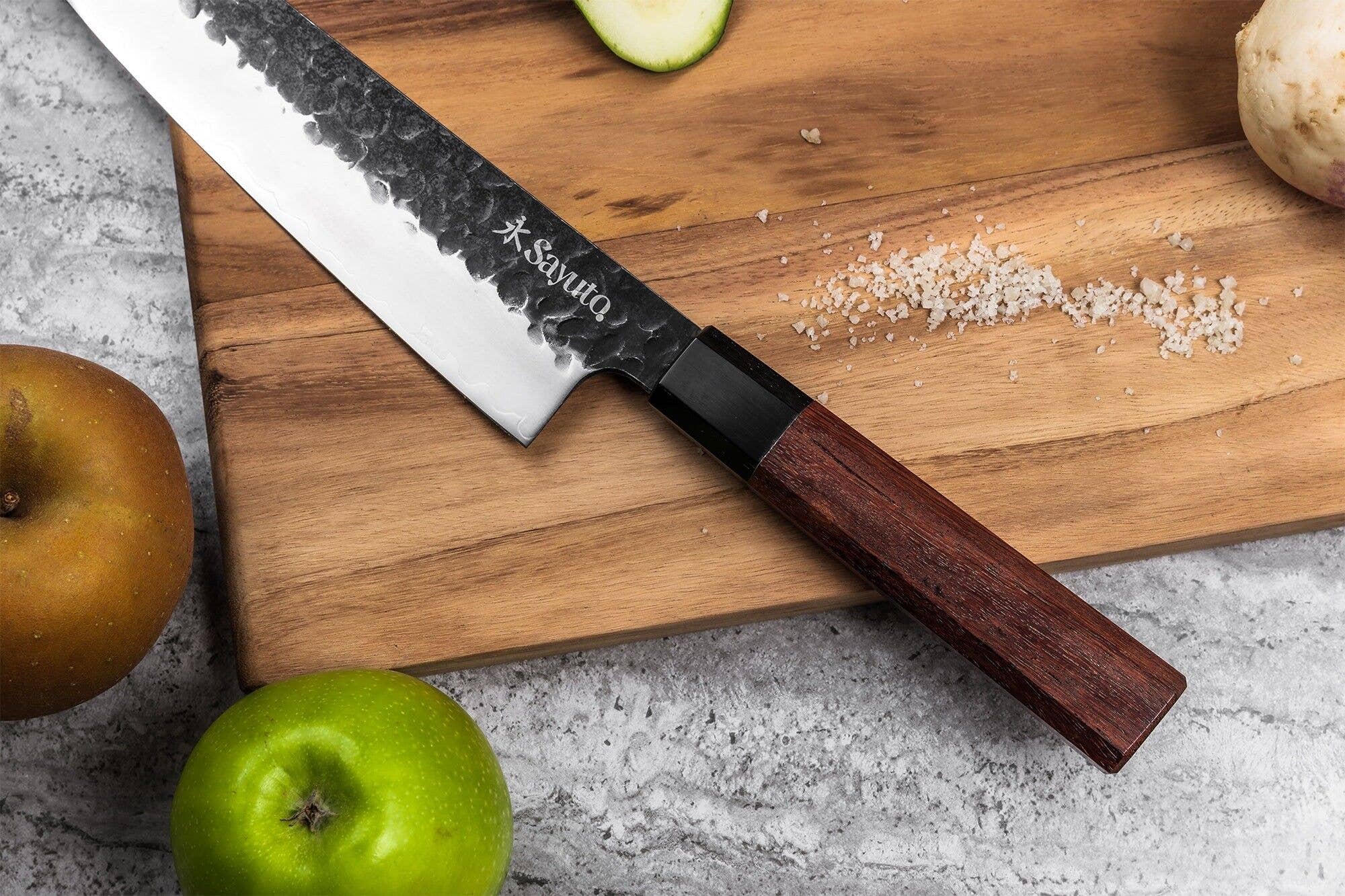 Les Découpeurs - Wholesale Kitchen/Utility Knife - Sayuto Sequoia San Mai Chef's Knife 21cm4