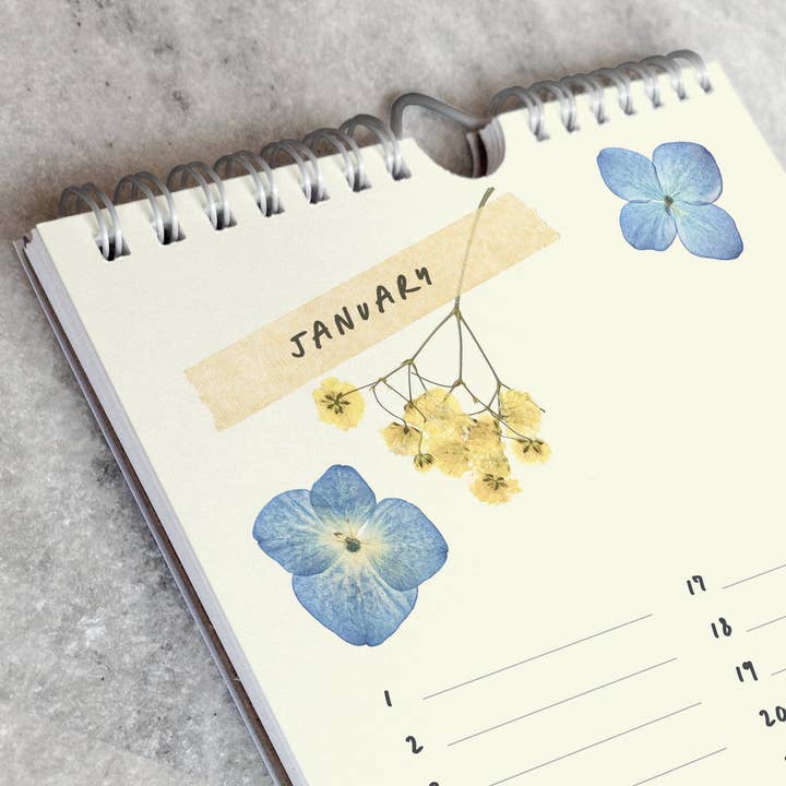 Favorite Story - Wholesale Calendar - Celebration Calendar, Pressed Flowers1