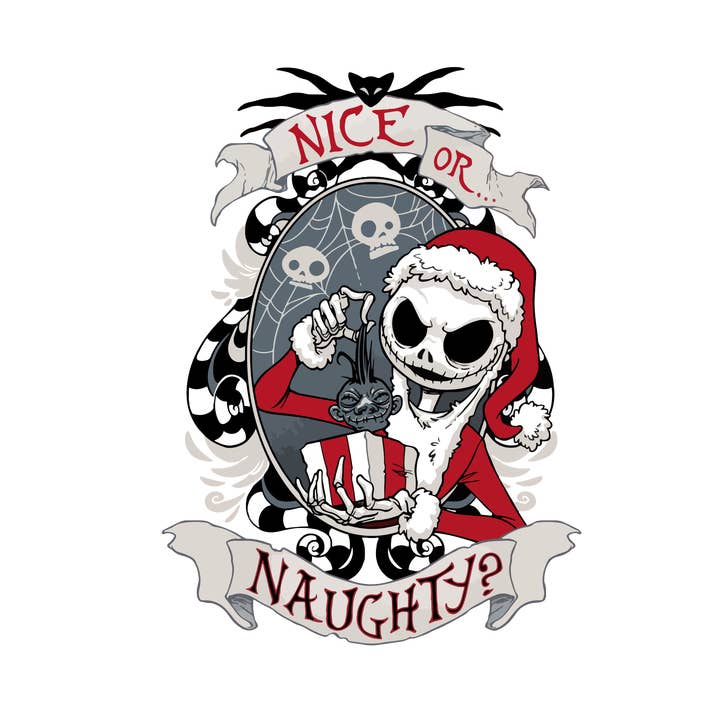 Nice or Naughty? DTF Print for wholesale by ROTD Crafter's Corner
