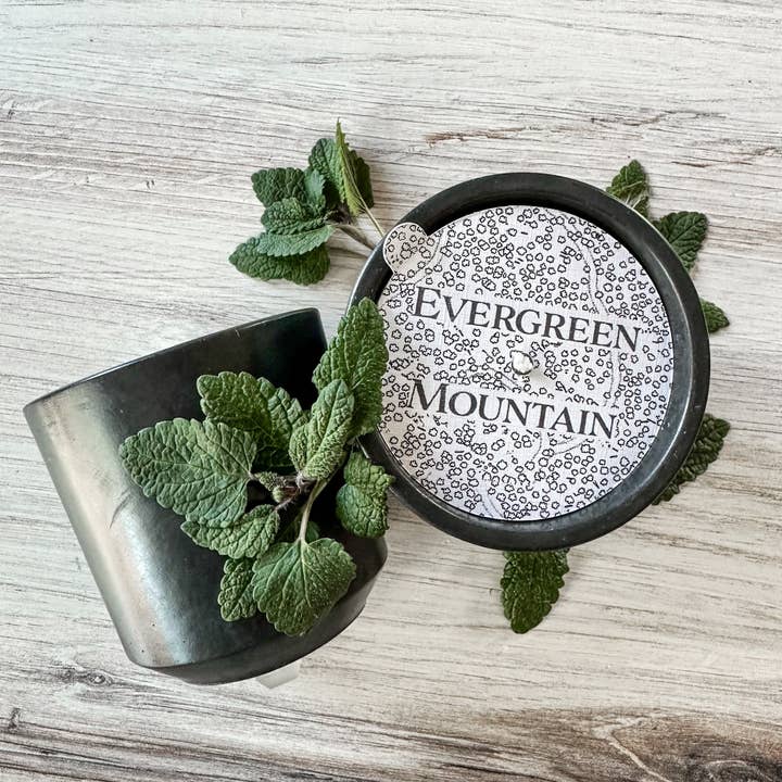 Black Concrete Candle for wholesale by Emily's Homestead