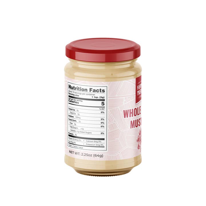 Farmers' Market Foods - Wholesale Mustard - Farmers' Market Whole Grain Mustard 2.3oz