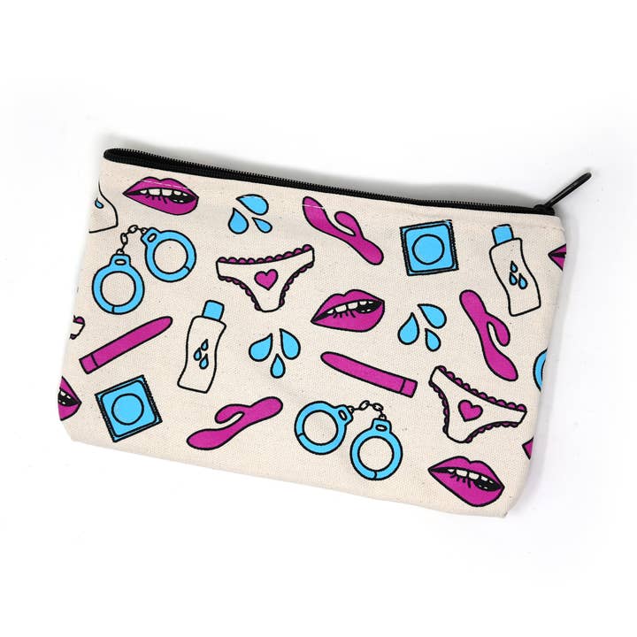 Unblushing - Wholesale Makeup/Cosmetic Bag - Sexy Kinky Bag - Sexy Gift - Sex Store Gift - Made in the US