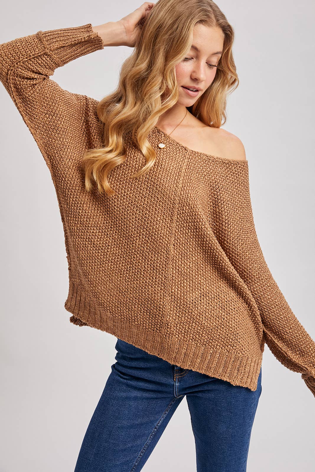 Bluivy - Wholesale Knit Sweater - Women's - REVERSE SEAM LOOSE FIT SWEATER13