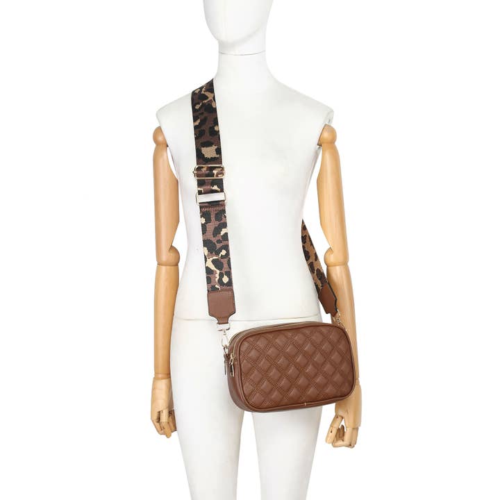 Papaya Fashion Ltd - Wholesale Crossbody bag – Women's - CD21-0352 Cross Body Handbag with double zip top sections8