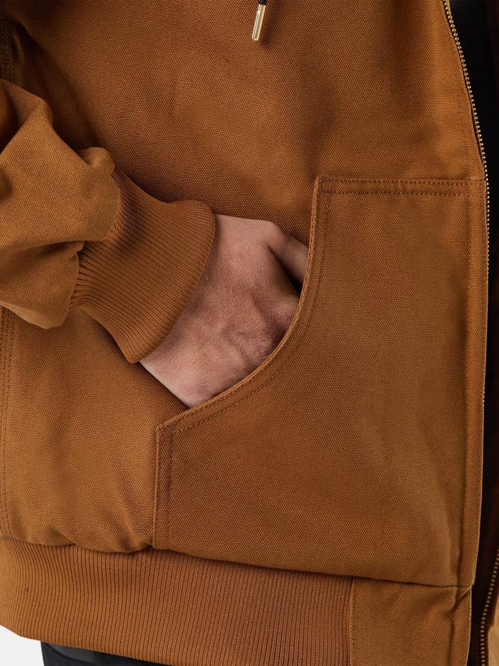 BAD WORKWEAR - Wholesale Jacket - Men's - BAD MICHIGAN™ HEAVY-DUTY COTTON CANVAS HOODED JACKET17