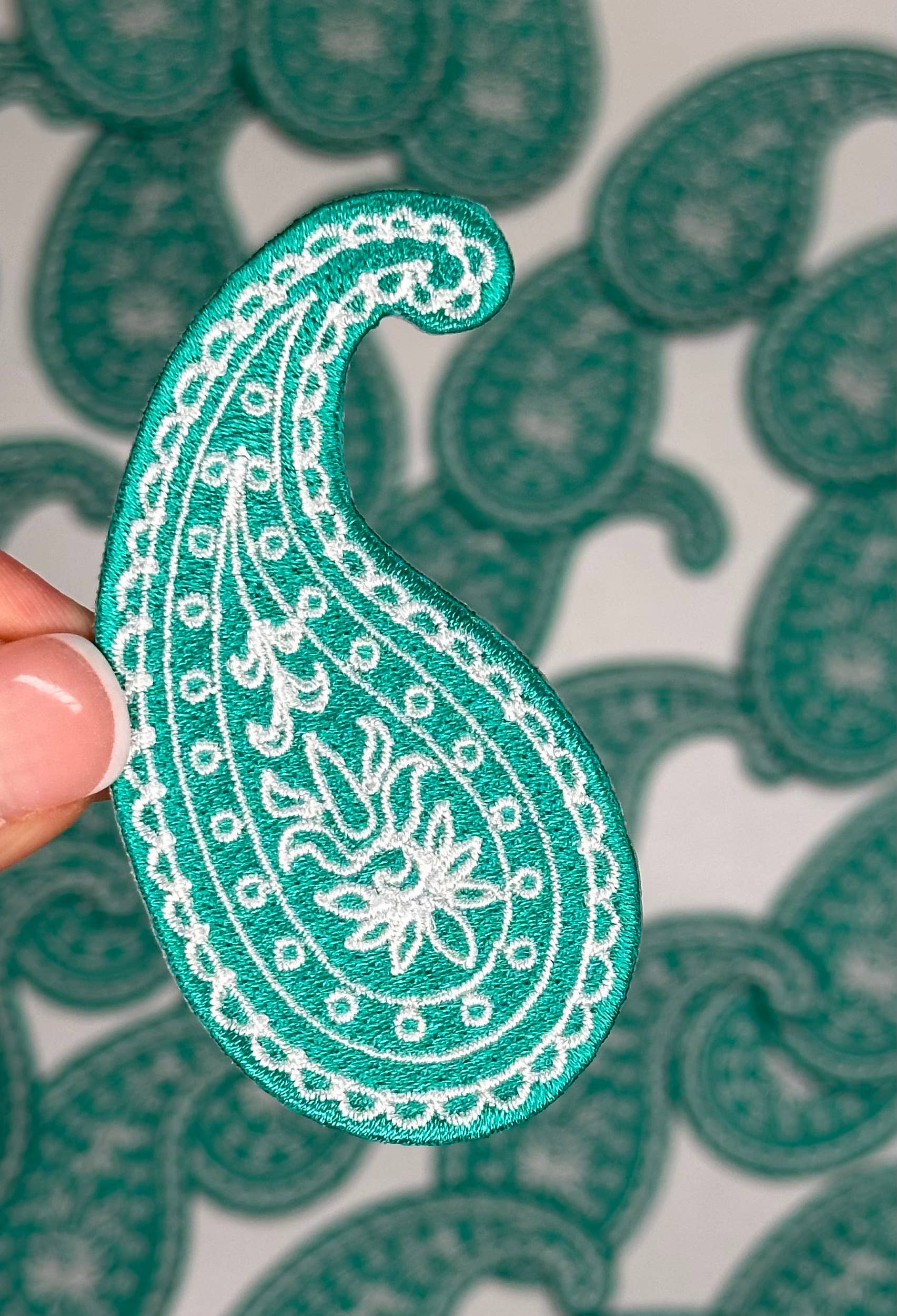 Aloe and Milk Boutique - Wholesale Patch - Paisley patch, western, boot patch, cowgirl, cheer, football5