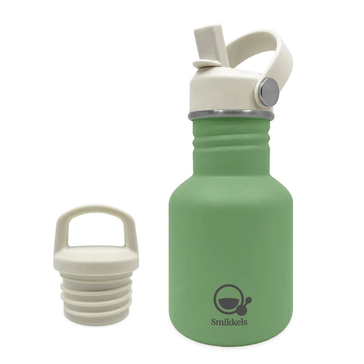 Smikkels - Wholesale Water Bottle - Stainless Steel Water Bottle with New Straw Lid - 350ml1