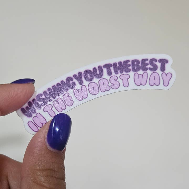 Ik wens je de beste sticker voor wholesale door Sellado con Cera