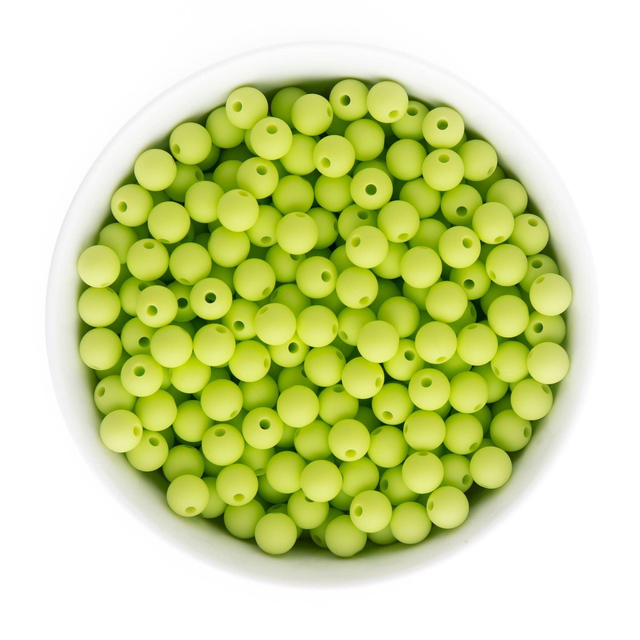 Cara & Co Silicone Craft Supply – Missangas por atacado – Contas redondas de silicone de 9 mm33