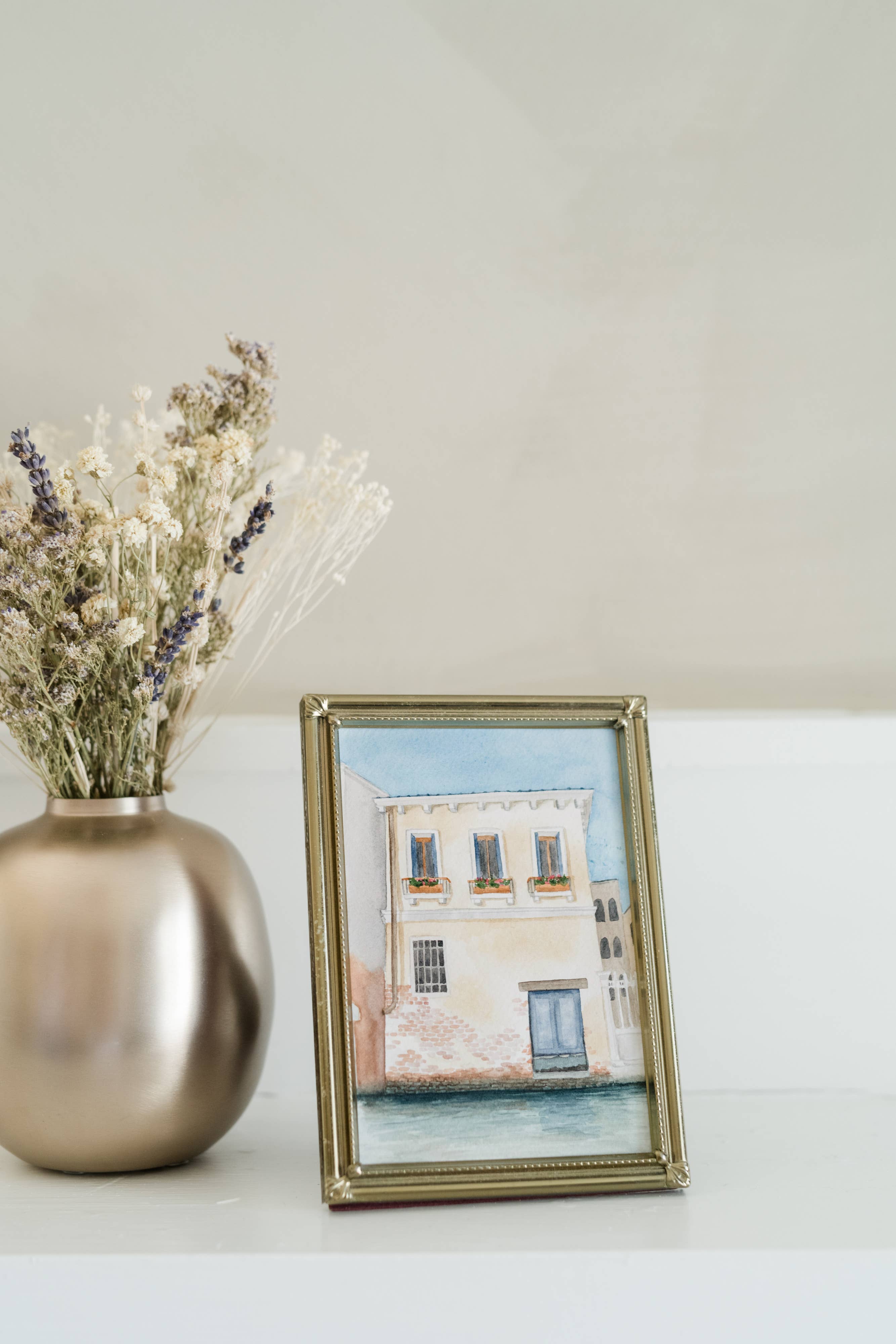 The Campbell Creative - Wholesale Art Print - "Carmini" - Venice Watercolor Print1