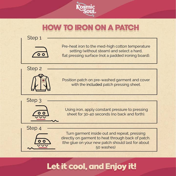 Kosmic Soul - Wholesale Patch - Classy Bougie Ratchet Iron On Patch