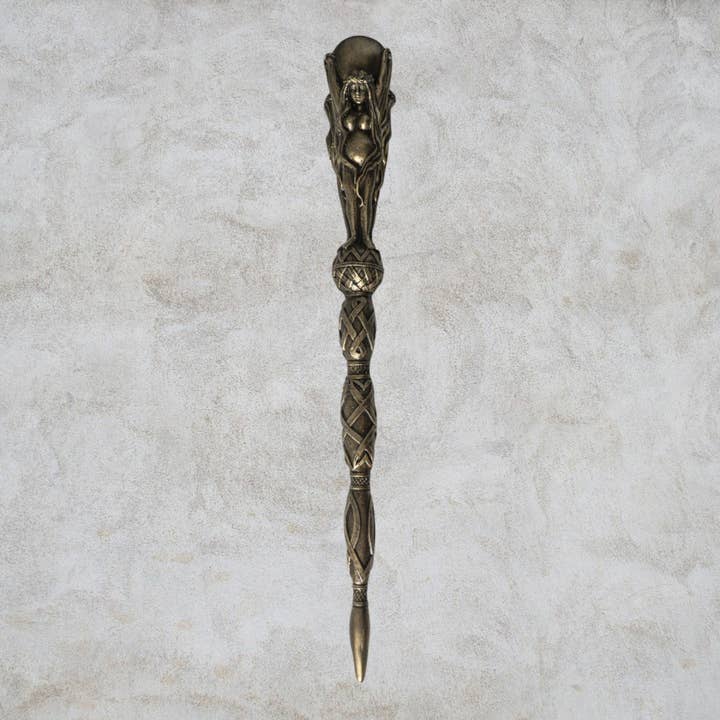Pacific Trading - Wholesale Decorative Tabletop Object - Triple Goddess Mystical Magic Wand