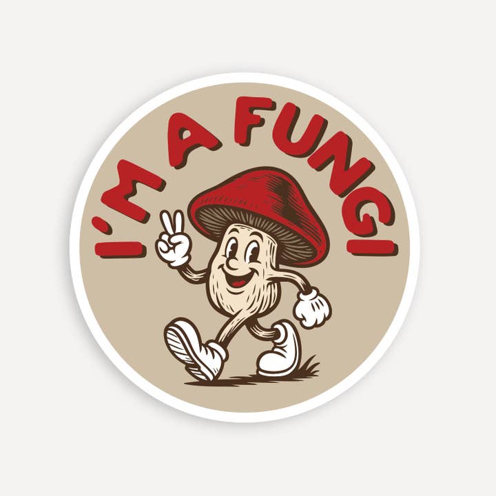 I'm a Fungi Sticker for wholesale by Squatchy