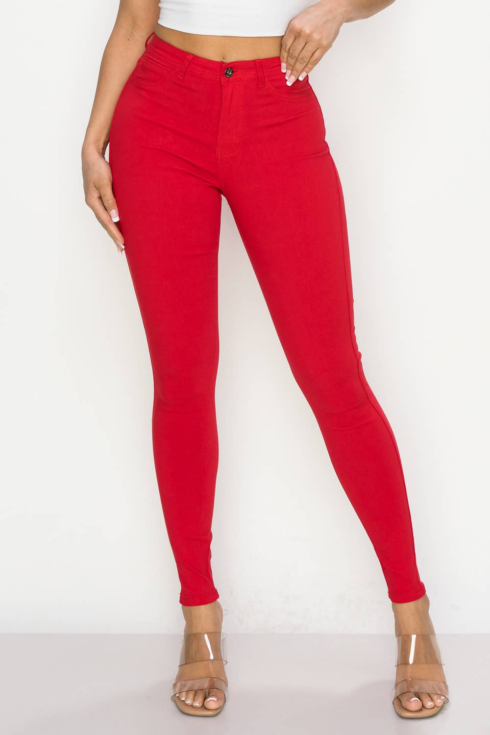 Denim Zone U.S.A. - Wholesale Jeans - Women's - HIGH WAISTED SUPER-STRETCH WOMEN'S SKINNY COLORED JEANS5