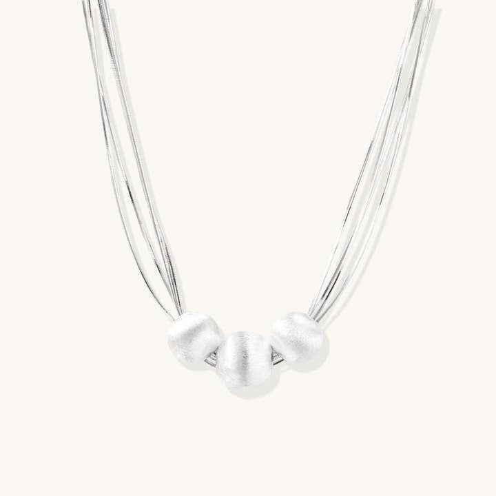 Collier Argenté Écho Doux pour la vente par Branvas Jewelry