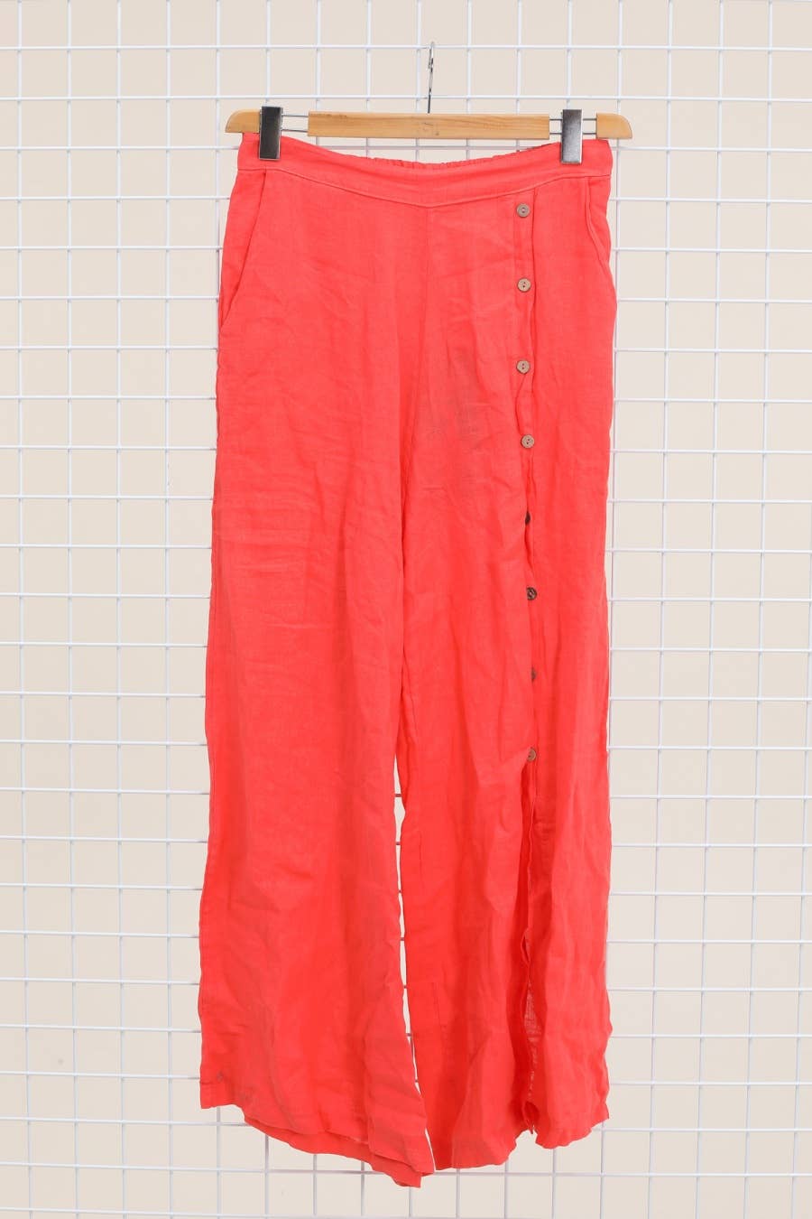 la maison des fibres naturelles – Engroshandel Bukser - Dame – Knapbukser med lige ben 9320 100%LIN22