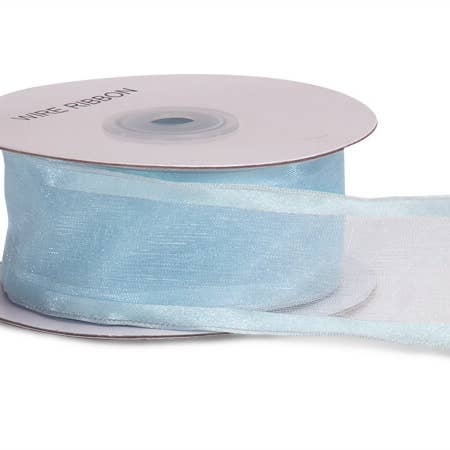 Nashville Wraps - Wholesale Ribbon - Gift Wrapping - Wired Satin Edge Sheer Ribbon3