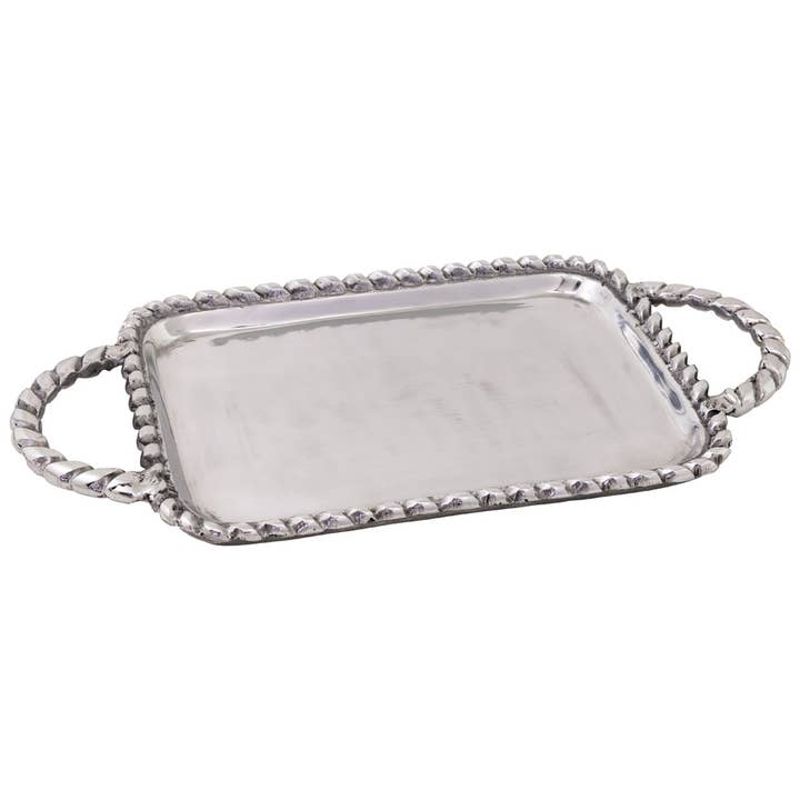 Md Rope Edge Handled Tray for wholesale by Boston International