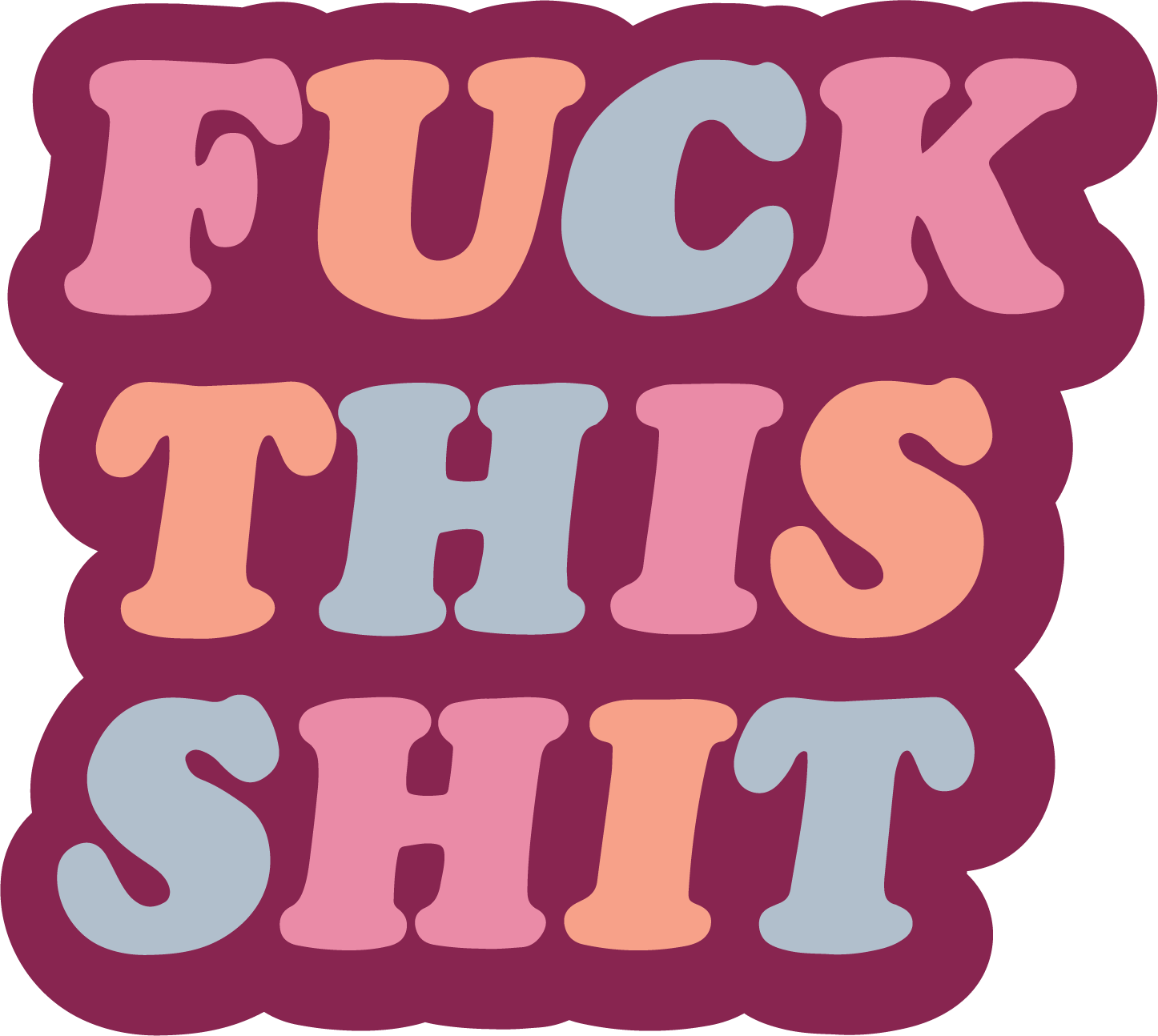 Talking Out of Turn – wholesale Sticker – Non-Packaged Individual Stickers25