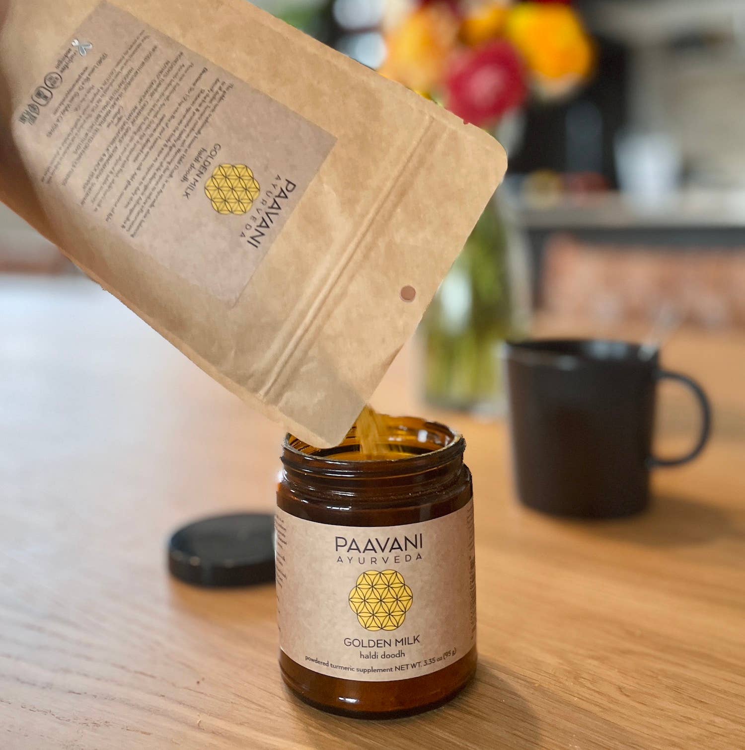 PAAVANI Ayurveda - Wholesale Powdered Health Drink - Golden Milk – Turmeric Spice Blend for Wellness & Glow6