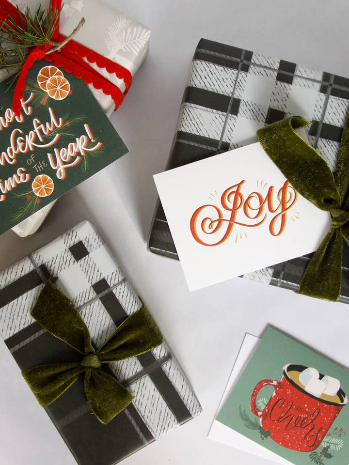 Multiset de tarjetas navideñas para venta al por mayor de Laura Bennett Design