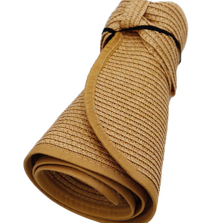 Cap Zone - Wholesale Straw Hat - Women's - Pack And Go Paper Straw Wide Roll-up Sun Hat16