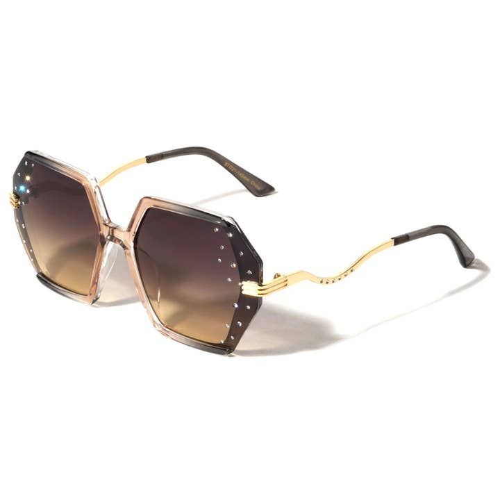 Rhinestone Metallic Sonnenbrille rh-3273 für den Großhandel von Sunrayzz Imports