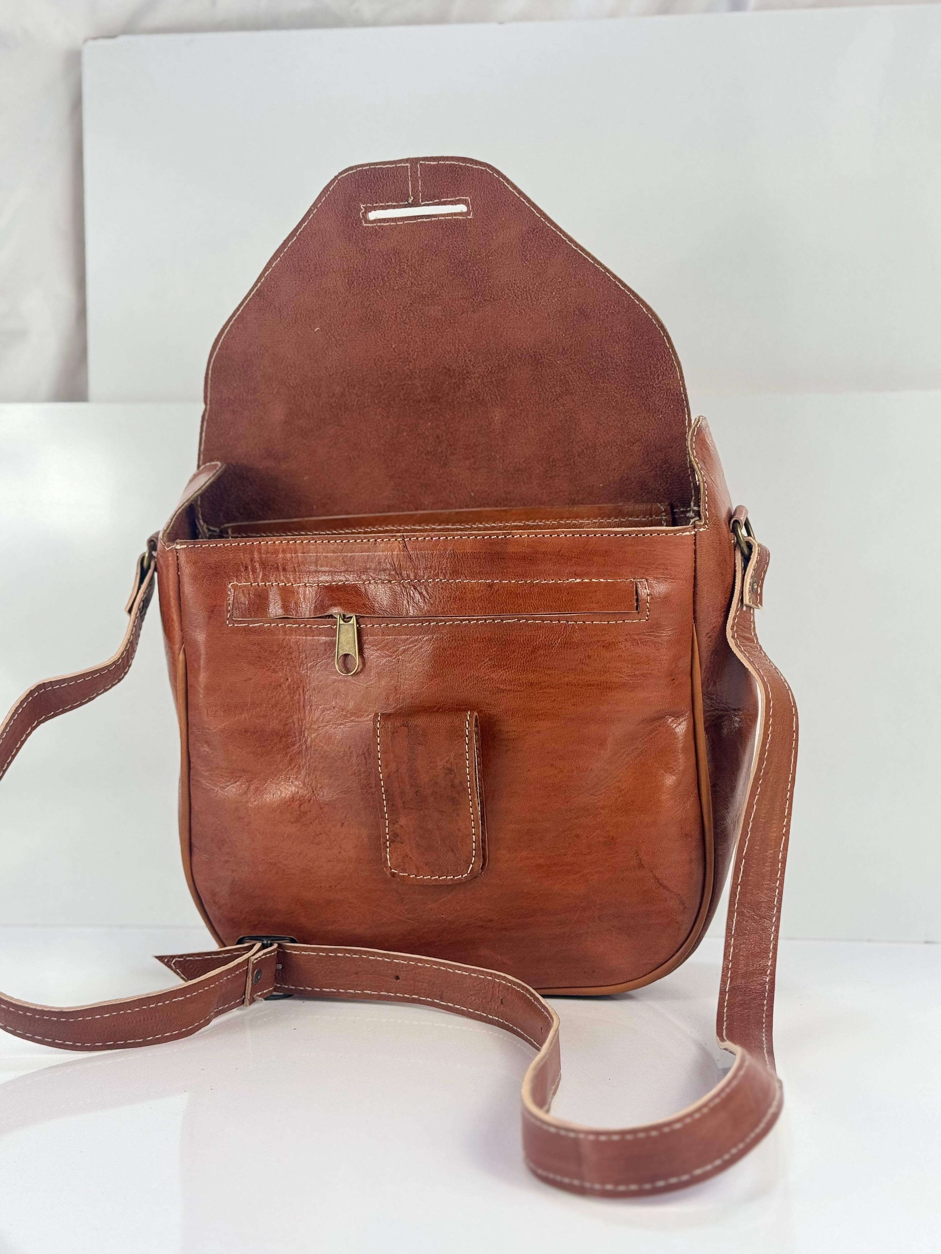 HandmadeBestSeller - Wholesale Crossbody Bag - Women's - Handcrafted Moroccan Leather Crossbody Bag14