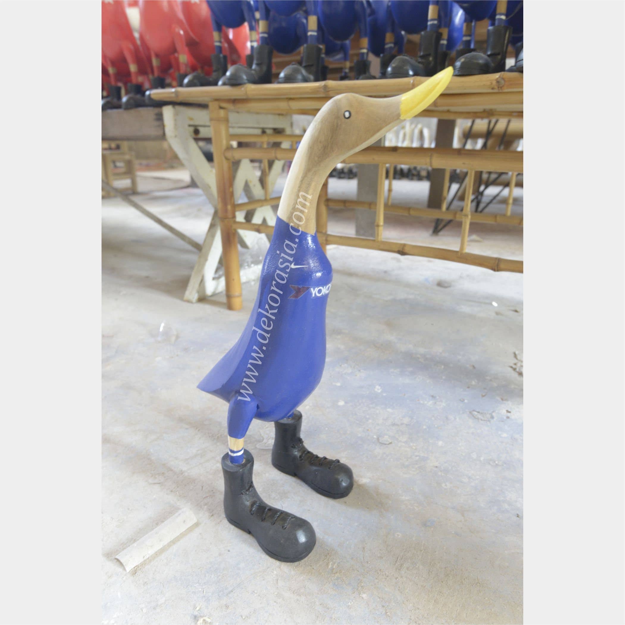 Dekor Asia Indonesia - Wholesale Decorative Figurine - Premier league promo spesial Chelsea Football Club Bamboo Duck (Bamboo Ducks Large) | Free Shipping2