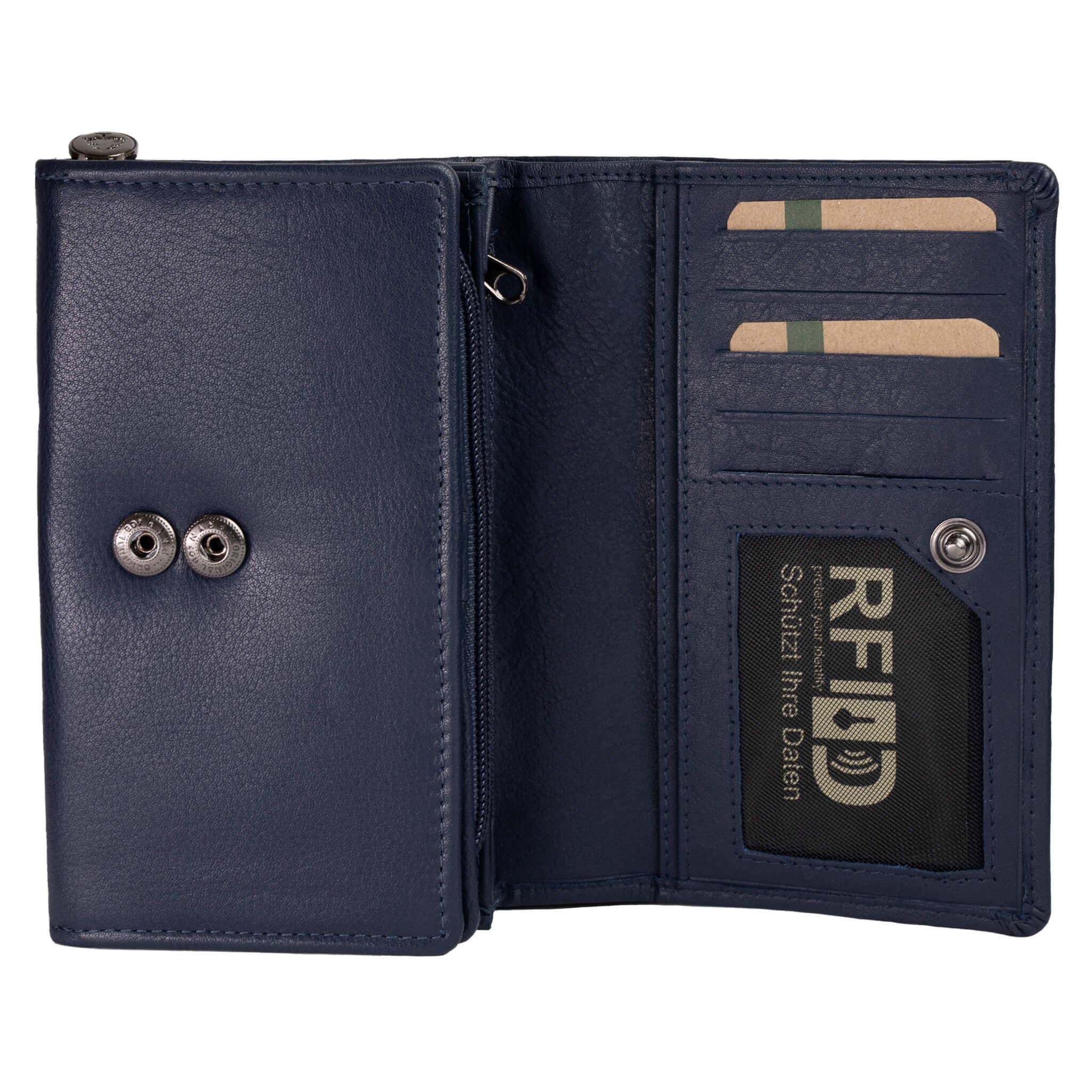 Greenwood - Wholesale Wallet - Women's - Yuki Large Wallet Women Leather Red RFID Protection27