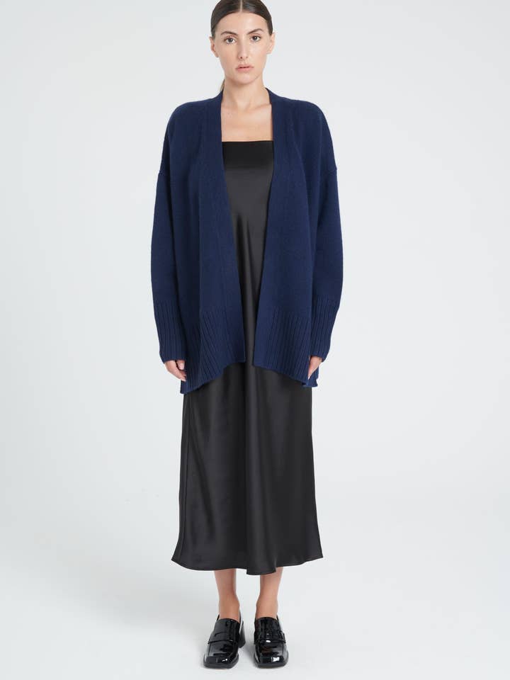 ZAYA 8 belted cashmere 8-ply cardigan for wholesale by STUDIO CASHMERE8