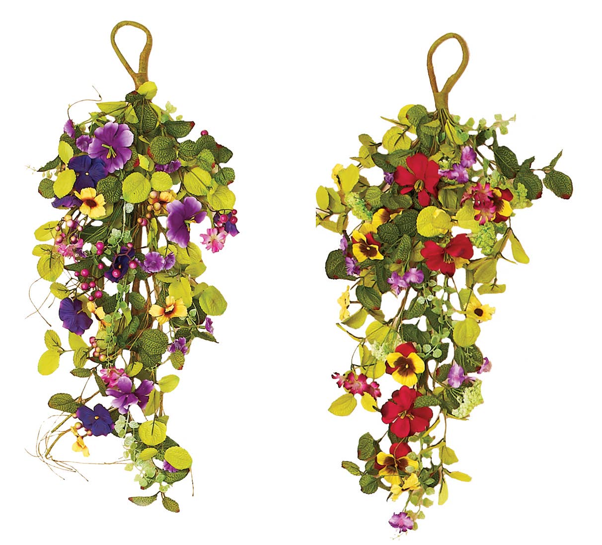 WORTH IMPORTS - Wholesale Artificial Plant - 24" Mxd Teardrop W/Pansy