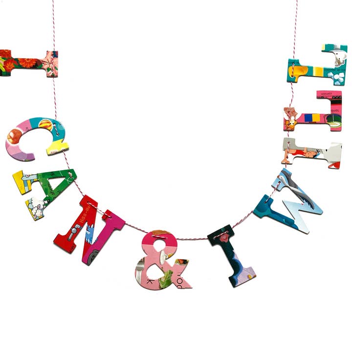 Phrase Garlands - I CAN & I WILL for wholesale by Attic Journals