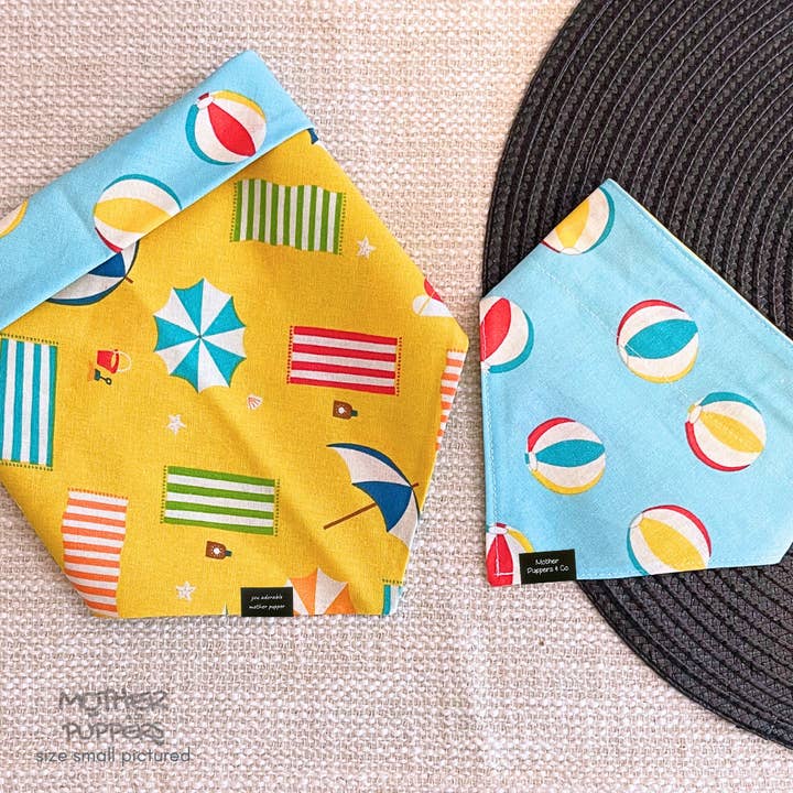 Beach Life Bandana for wholesale by Mother Puppers Co.