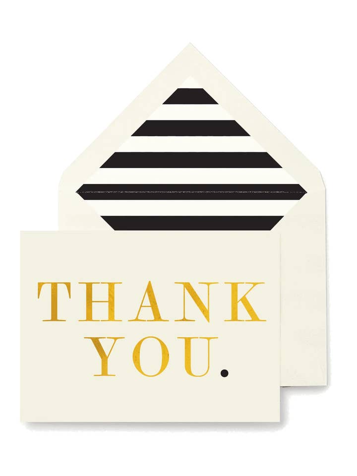 Thank You. Greeting Card, Single Folded Card for wholesale by Ben's Garden