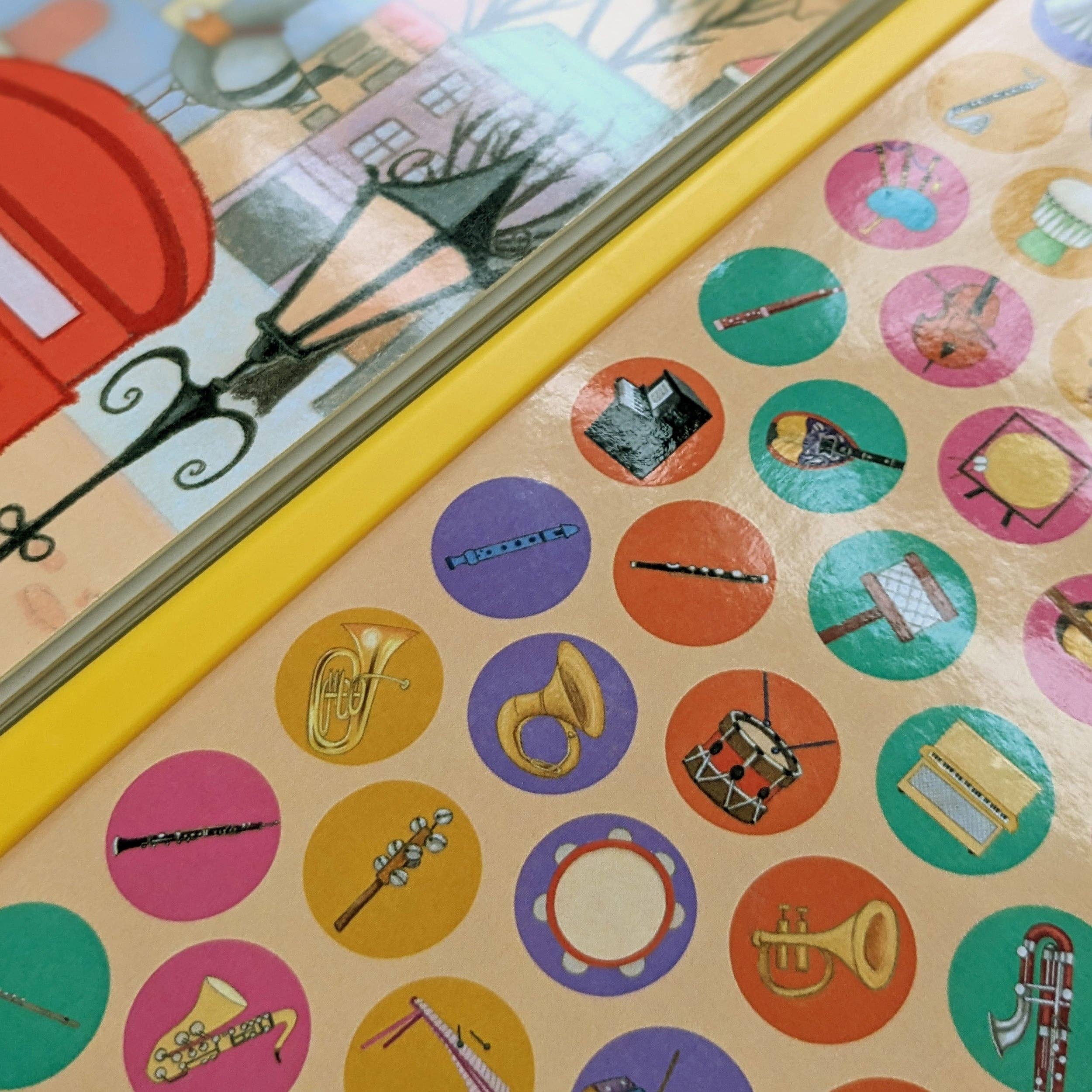 Robert Frederick Ltd - Wholesale Preschool Book (3-5) - My Busy World Of Instruments - Children's 50 Button Sound Book5