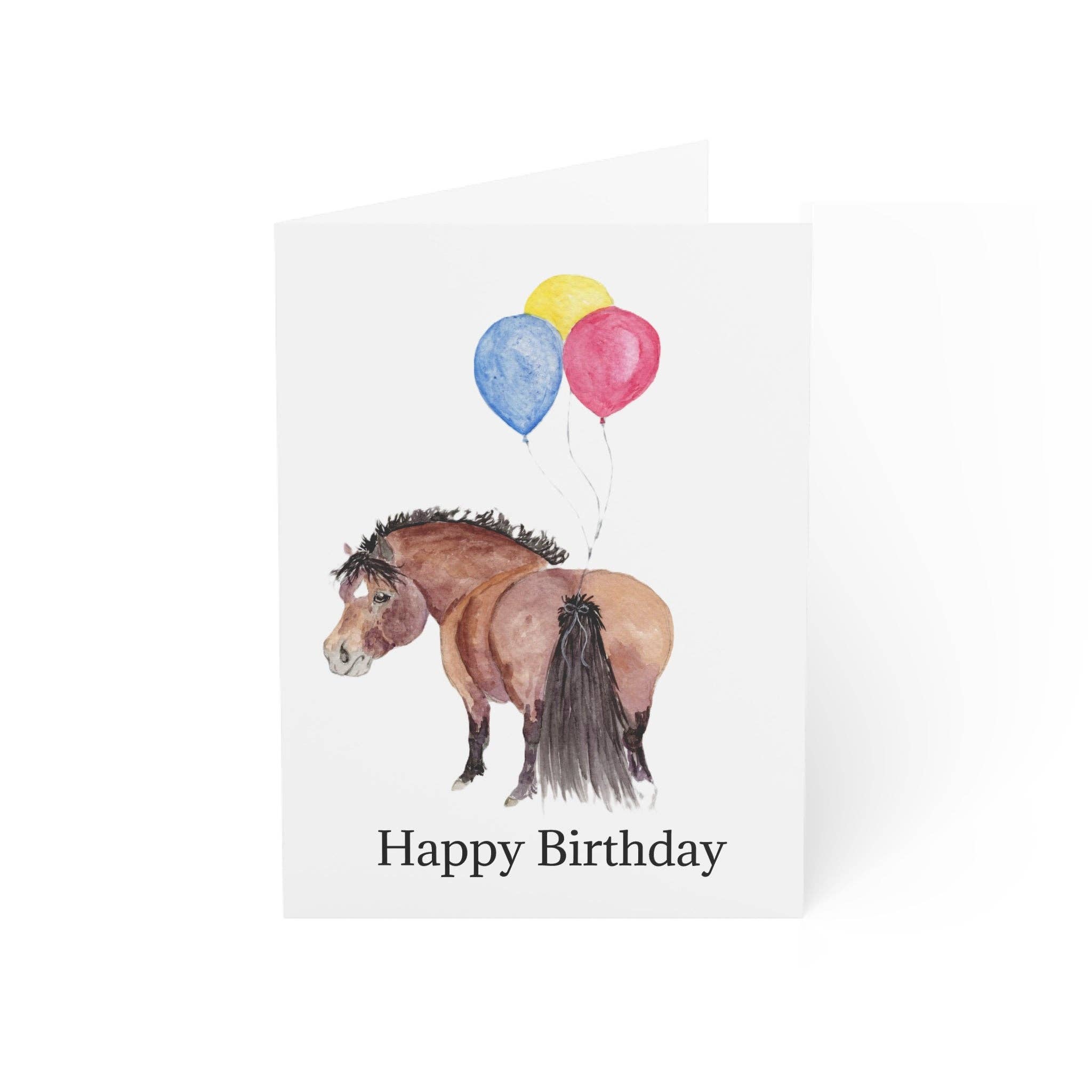 Sona Equestrian - Wholesale Christmas Card - Adorable Ponies Single Greeting Card23