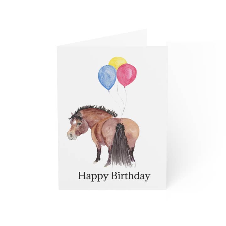 Sona Equestrian - Wholesale Christmas Card - Adorable Ponies Single Greeting Card23