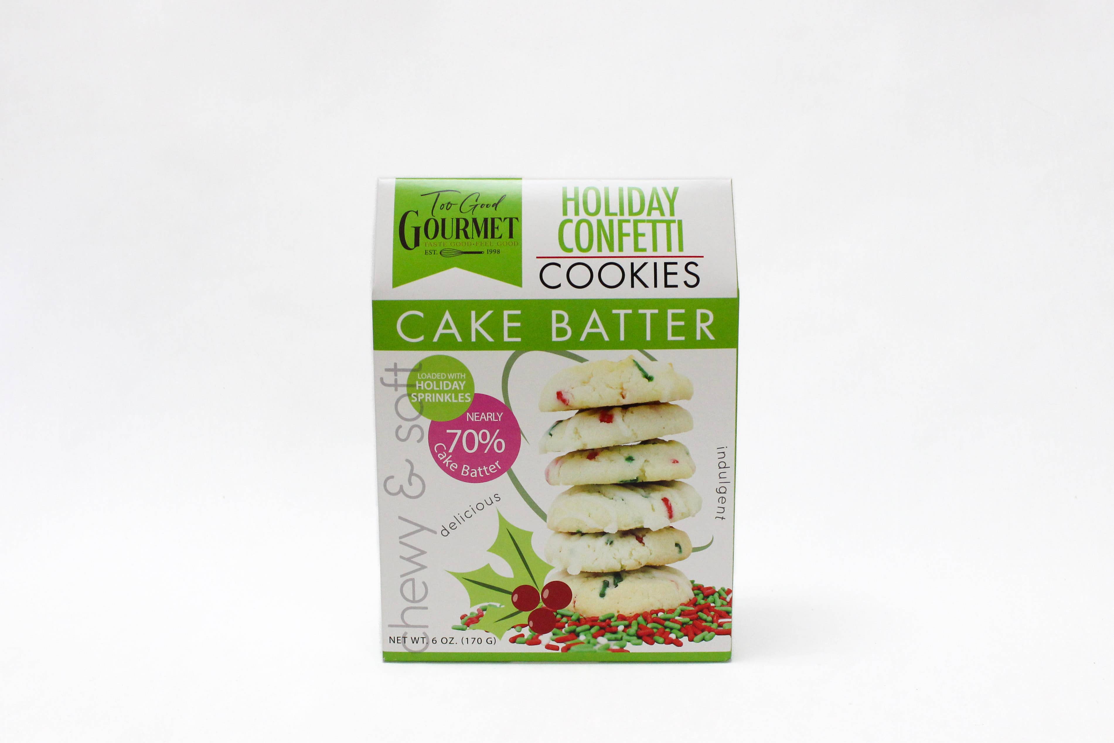 Too Good Gourmet - Wholesale Cookie - Holiday Cake Batter Cookies (6 oz)0