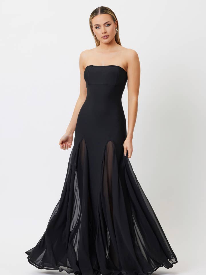 Bianca and Bridget - Wholesale Dress – Women's - Mae Maxi Dress Black