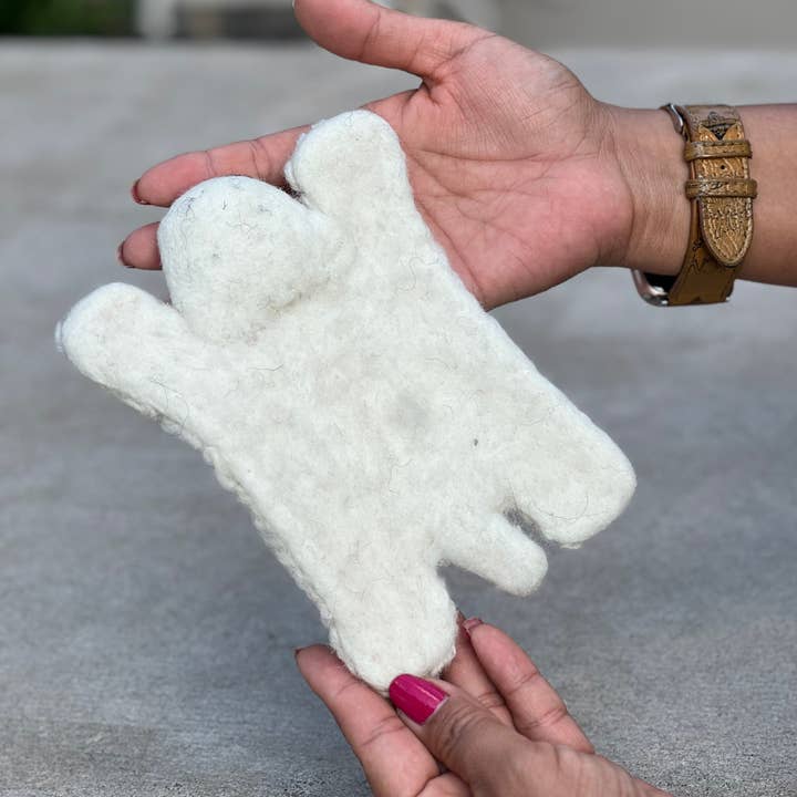 Lungta Imports - Wholesale Coasters - Fair Trade Animal Felt Ball Tea Coasters, Cup Mug Coasters7