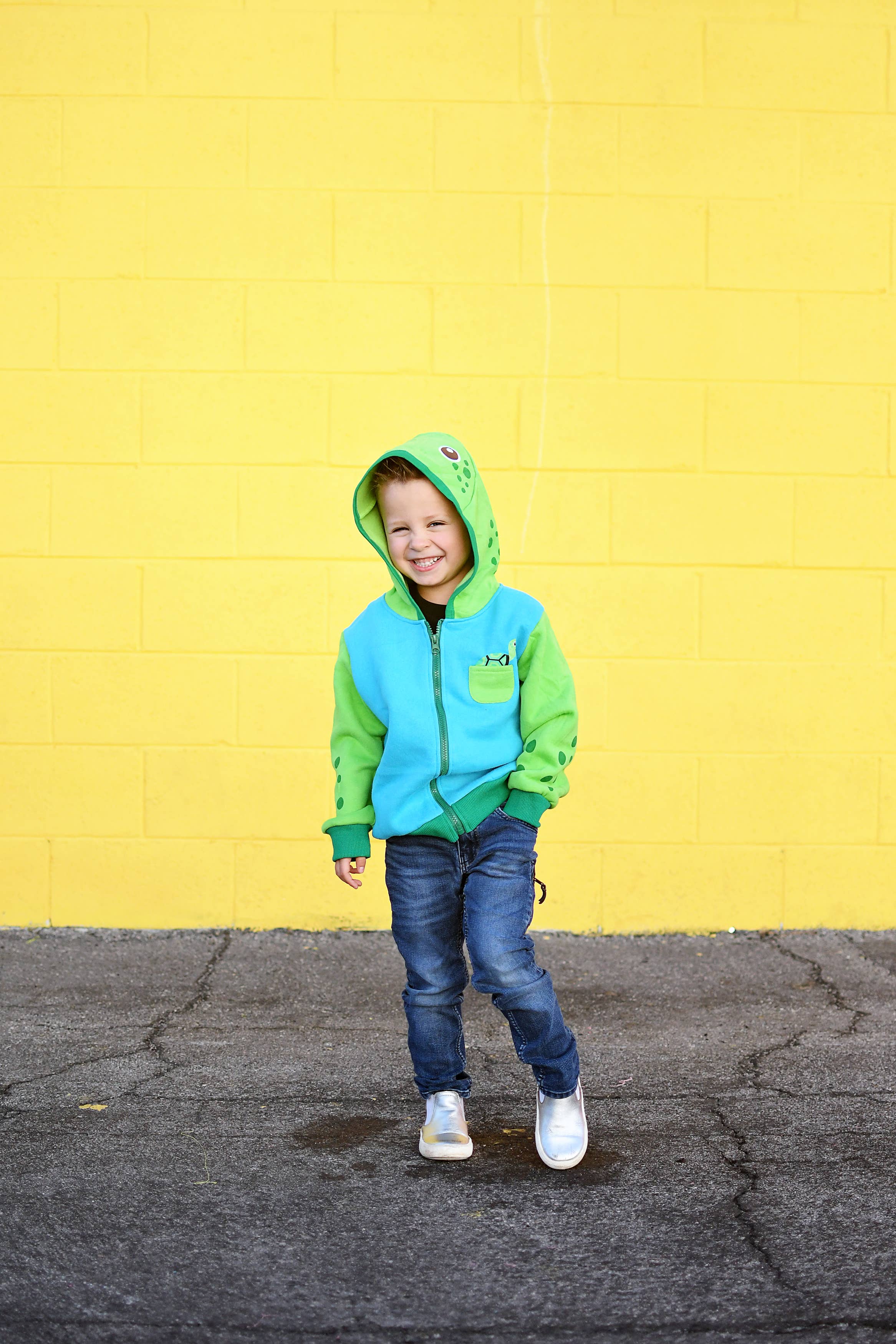 Doodle Pants - Vendita all'ingrosso Felpa con cappuccio - Bambini - Zaino con cappuccio 3D Sea Turtle per bambini e bambini6