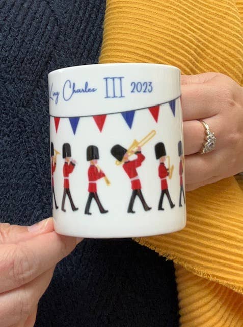 Mustard & Gray Ltd – wholesale Coffee mug – London Guard Coronation Celebration 250ml Mug - Limited Ed5