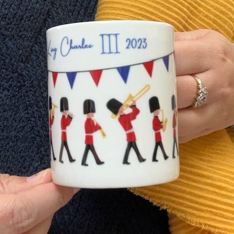 Mustard & Gray Ltd – wholesale Coffee mug – London Guard Coronation Celebration 250ml Mug - Limited Ed5