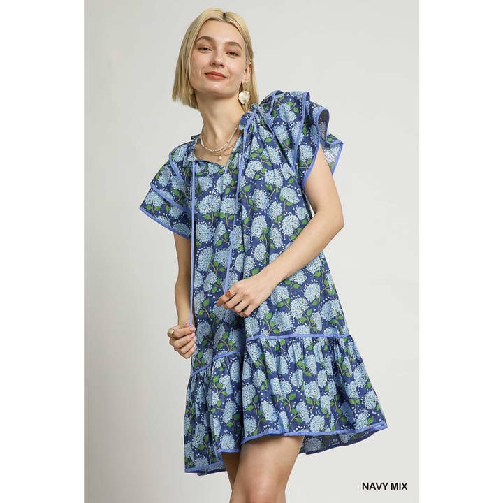 STYLE USA - Wholesale Dress - Women's - Floral Tiered Dress