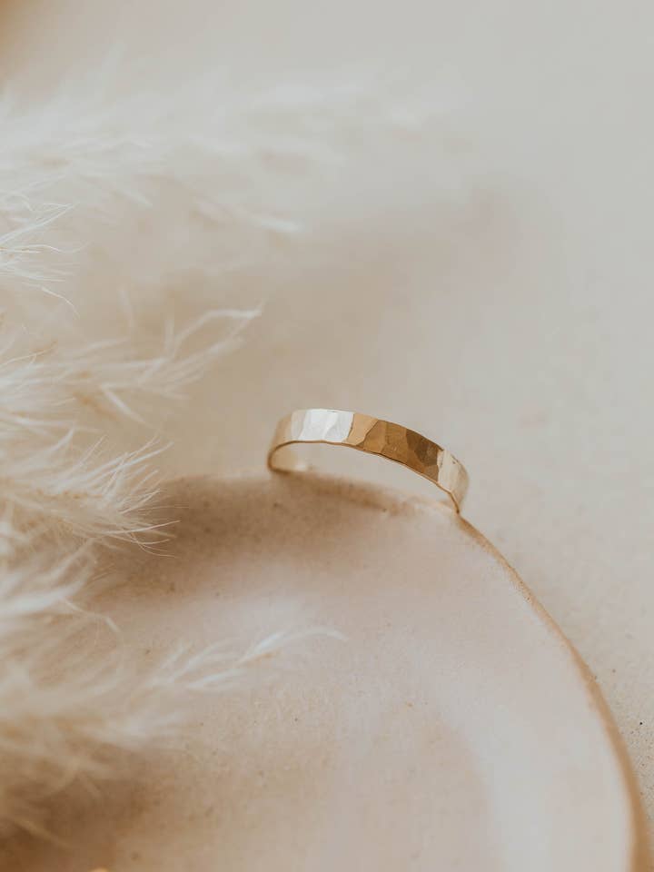 Zigarrenband | 14-karätige Goldfüllung+Sterlingsilber für den Großhandel von Hello Adorn